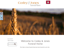 Tablet Screenshot of codeyjonesfh.com